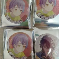 プロセカ グリッター缶バッジ グリ缶 9B 10B 神代類 4個セット