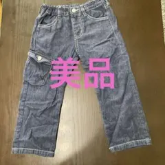 【美品】BeBe デニムパンツ　おんなの子　100のサムネイル