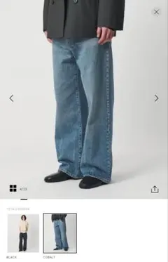 【新品未使用】＜H＞デニムフレア 5P パンツ 4のサムネイル
