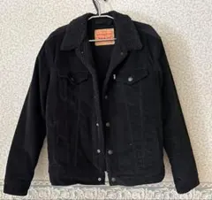 リーバイス コーデュロイ トラッカージャケット ブラック 裏ボア