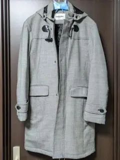 【値下げ】renoma ダッフルコート グレー千鳥系