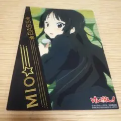 【けいおん☆新品】秋山澪ジャンボクリアカードダス