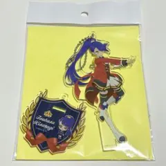 アイカツスターズ！早乙女あこ 制服ver. アクリルバッジスタンド