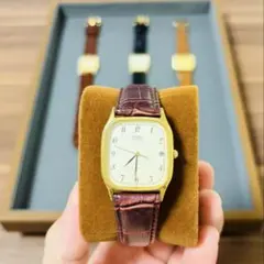 80'Vintage seiko tank 1984年製　新品ベルト　稼働品のサムネイル