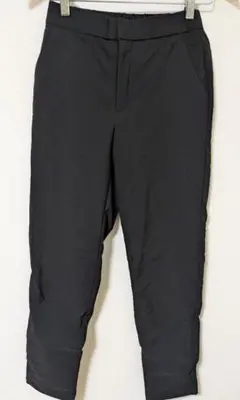 ユニクロ 防風ウォームイージーパンツ ブラック S 黒