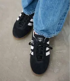 アディダスadidas GAZELLE LO PRO Wブラック24㎝