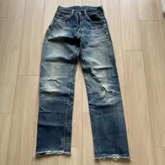 EVISU シンチバック セルビッジ デニム W28相当のサムネイル