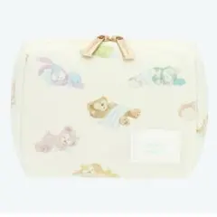 ダッフィー ジェラピケ 総柄ポーチ