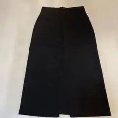 ZARA ブラック ロング丈 タイトスカート スリット入り