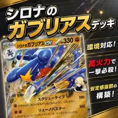 シロナのガブリアスexデッキ　ジムバトル優勝　構築済みデッキ　シティ優勝参考のサムネイル