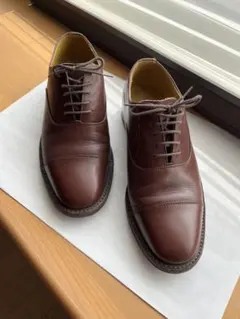 REGALダークブラウン レザー ドレスシューズ25cm 3E 訳有
