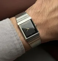 【新品電池】Seiko レクタンギュラー スクエア ヴィンテージ tank 美品のサムネイル