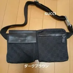 N3941 GUCCI GGキャンバス ウエストポーチ ボディバッグ - メルカリ