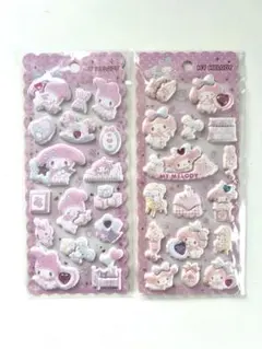 ラスト1点　海外限定正規品　MY MELODY シールセット ピンク