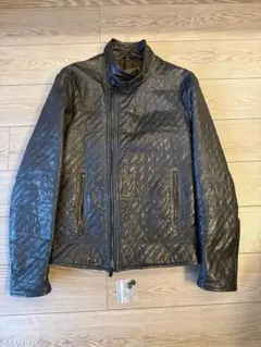 GIORGIO ARMANI ジョルジオアルマーニ レザージャケットのサムネイル