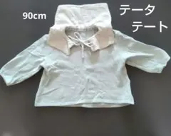裏起毛 テータテート　ビッグ襟付き カットソー トレーナー