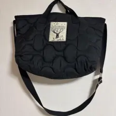 極美品 MOOMIN×kippis ショルダーバッグ 2way ブラック コラボ