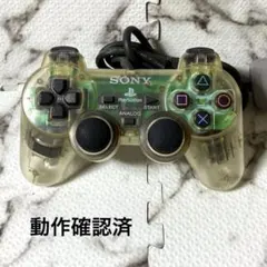 SONY PlayStation 純正 アナログコントローラー クリア