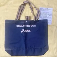 asics BREAKTHROUGH トートバッグ ネイビーのサムネイル