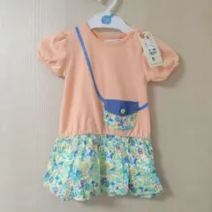 futafuta ポケット付きTシャツドレス 80cm