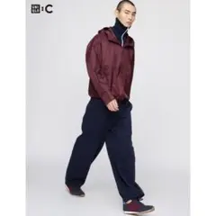 ユニクロC スウェットワイドパンツ ネイビー XSサイズ