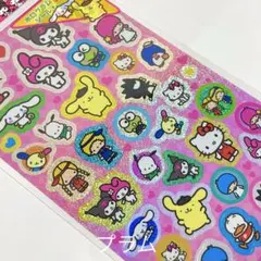 サンリオキャラクターズ　キラッとシール　ホログラムシール　シール交換　平成レトロ