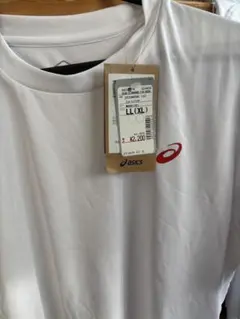 asics 白 Tシャツ LL(XL)