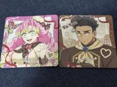 鬼滅の刃バレンタイン＆ホワイトデー2026 コースター 甘露寺蜜璃　悲鳴嶼行冥