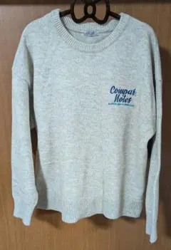 ニコアンド　Mode Norm Core　エンブロイダリーニットプルオーバー