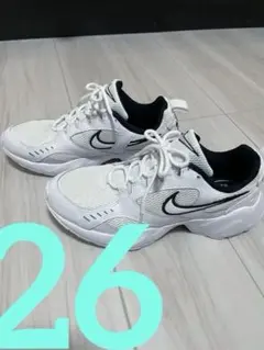 NIKE ウィメンズ エア ハイツ スニーカー ホワイト ブラック　26cm
