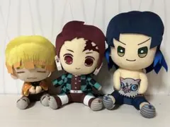 【値下げ】炭治郎・善逸・伊之助のぬいぐるみセット