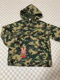 迷彩柄フード付きジャケット