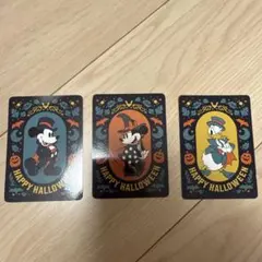 ディズニーストア じゃんけんカード ハロウィン 3枚セット