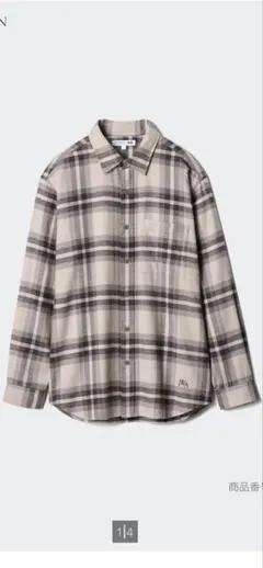 フランネルシャツ　JW ANDERSON チェック XL