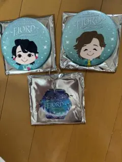 ミセス　フィヨルド缶バッジ、キーホルダーセット