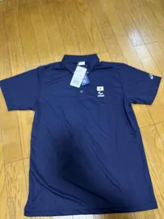 パラリンピック　日本代表　ポロシャツ　Oサイズ　ネイビー