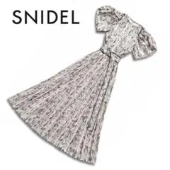 【大人気✨】SNIDEL 総柄 2wayワンピース ロング丈 体型カバー