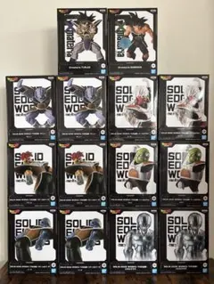 SOLID EDGE WORKS 出陣 ギニュー特戦隊 フィギュア 他 計14体