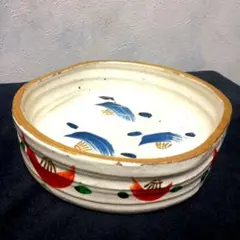 骨董品　有田焼　金彩　染付　手描き　赤絵　菓子鉢