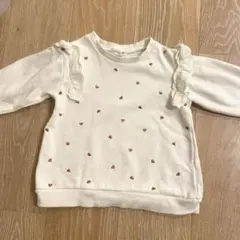 ハート⭐︎裏毛トレーナー　90cm