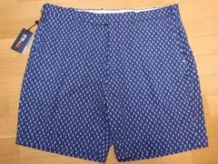 RLXラルフローレンGOLFストレッチ総柄ゴルフショートパンツ紺ネイビー42新品