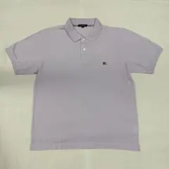 BURBERRY LONDON ポロシャツ　ライトパープル　LL 半袖