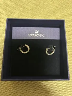 Swarovski PE MINI HOOP CRY/RHS ピアス