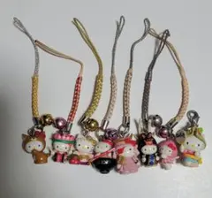 【バラ売り可能】ご当地　ハローキティ 　ストラップ　 8個セット