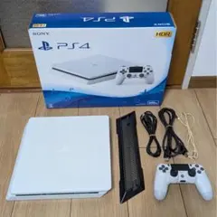 【すぐ遊べるフルセット】PlayStation4 500GB ホワイト 箱付き