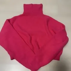 ZARA ピンク タートルネックセーター Sサイズ