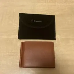Le sourire レッドブラウン 二つ折り財布