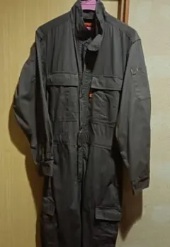 プロノ　綿 カーゴツナギ　Sサイズ　チャーコル　作業服　作業着　オーバーオール