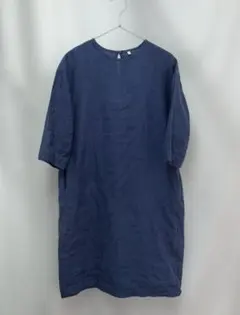 無印良品 MUJI 麻 100% ワンピース リネン サイズS