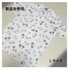 【新品】東京ディズニーリゾート・アロハシャツ・カチューシャ柄・ユニセックス・Ｌ